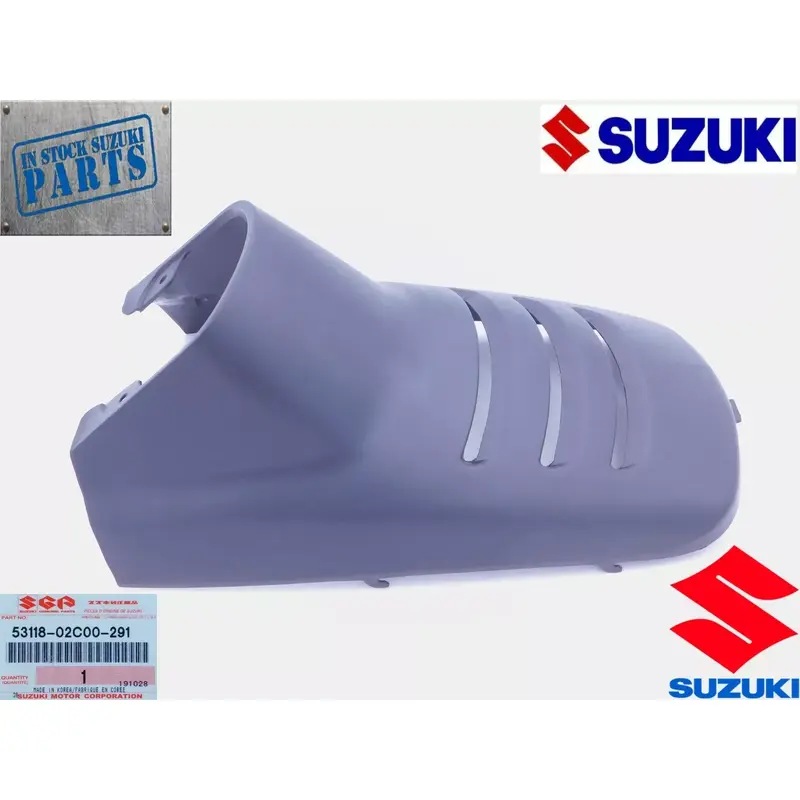 SUZUKI BLACK CENTER FRONT FENDER NOSE HOOD COVER LT160 160 QUAD RUNNER QUAD OEM