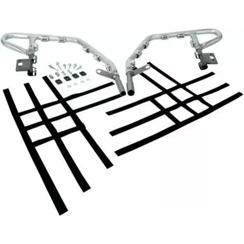 DG Performance 60-2470 Alloy Nerf Bars Alloy Bar - Black Web 0530-1104