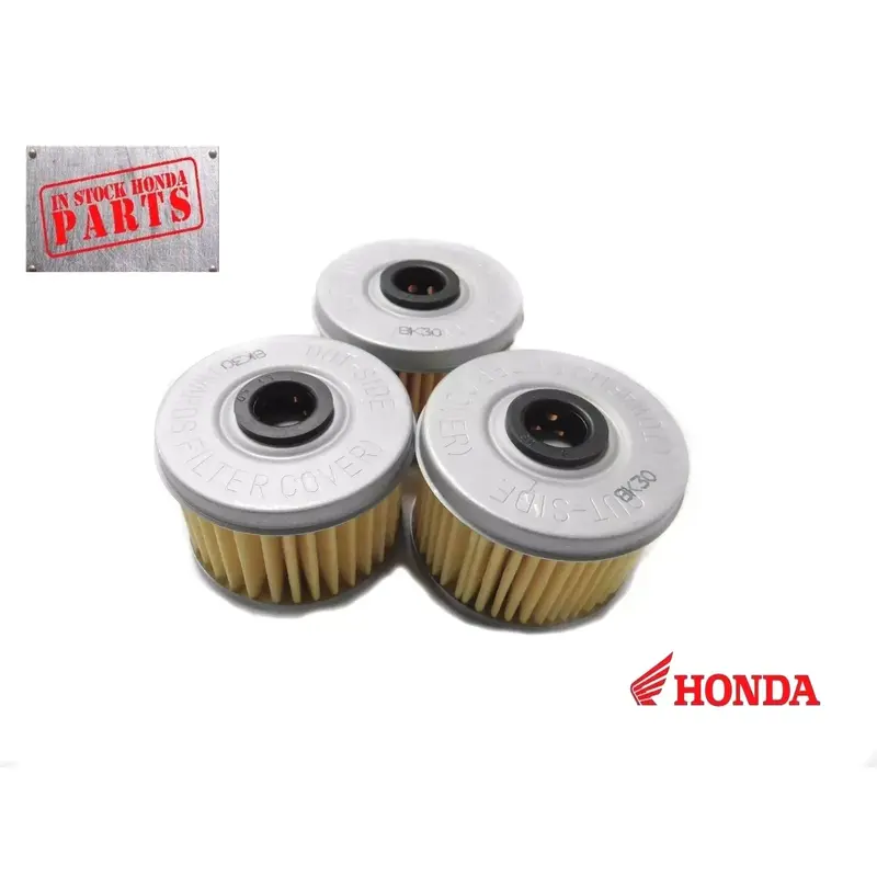 HONDA HM5 OIL FILTER TRX SXS 300-500 PIONEER 500 OEM 15412-HM5-A10 PACK OF 3