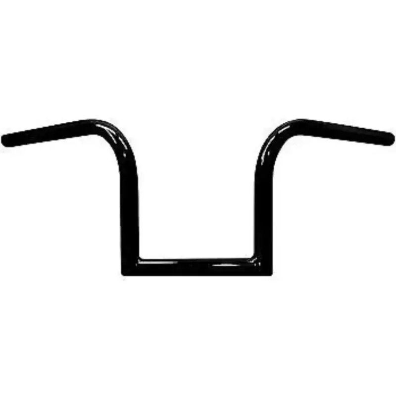 LA Choppers Gloss Black 8" Bourbon Ape Hangers Old School 1" Handlebars