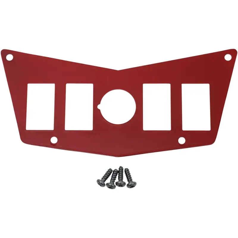 NEW MOOSE RACING 0521-1716 Dash Plates Red Polaris RZR