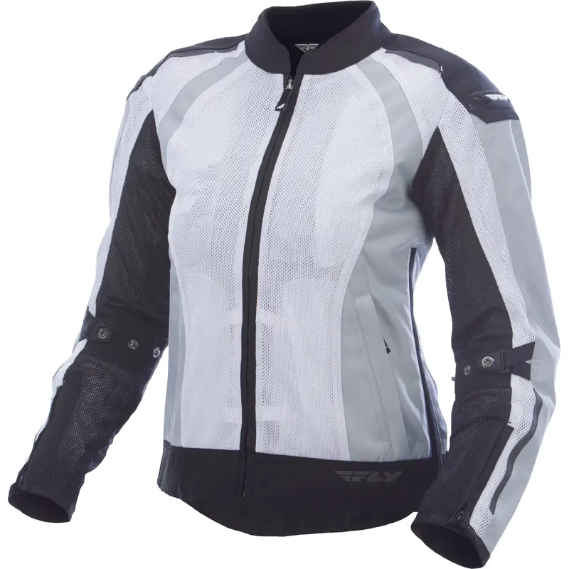 FLY RACING WOMEN'S COOLPRO MESH JACKET WHITE/BLACK XL 477-8056-5