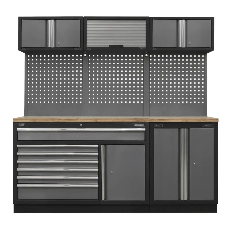 Superline PRO Storage System - Pressed Wood Worktop - APMSSTACK11W