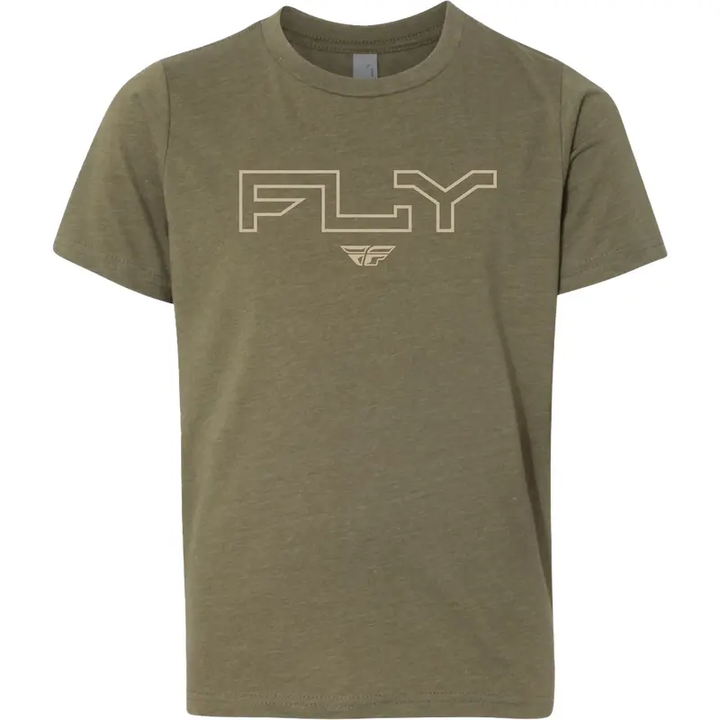 Youth Fly Edge Tee Military Green Yl