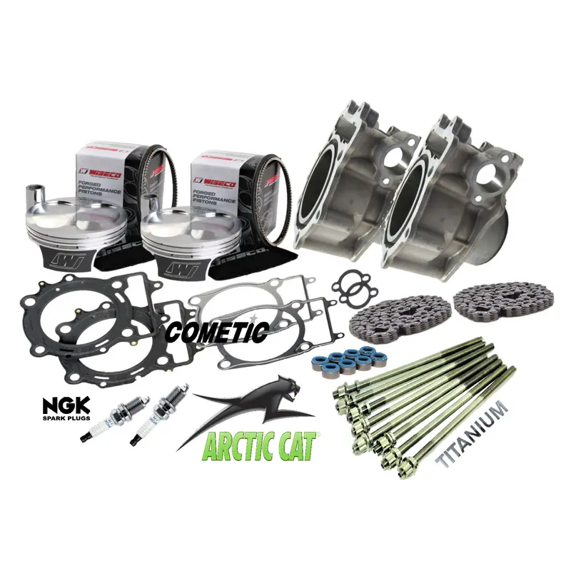 *Wildcat 1000 X Top End Rebuild Kit OEM Cylinders Complete Upper Engine Assembly