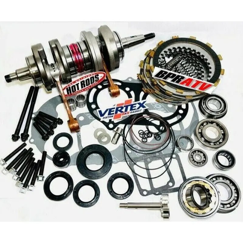 Banshee 4 mil Stroker Crank Complete Rebuilt Bottom End Rebuild Kit +4 Long Rod