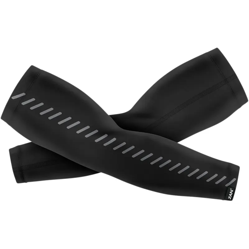 ZAN HEADGEAR SportFlex* Reflective Arm Sleeves - Black - Large AL114RLG