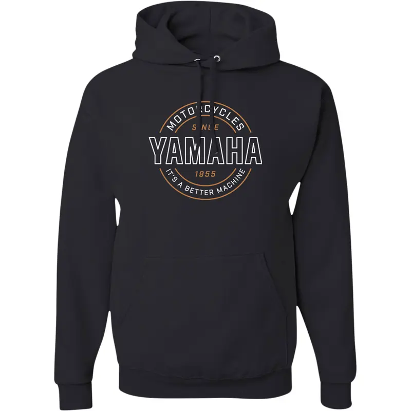 YAMAHA APPAREL Yamaha Better Machine Hoodie - Black - XL NP21S-M1972-XL
