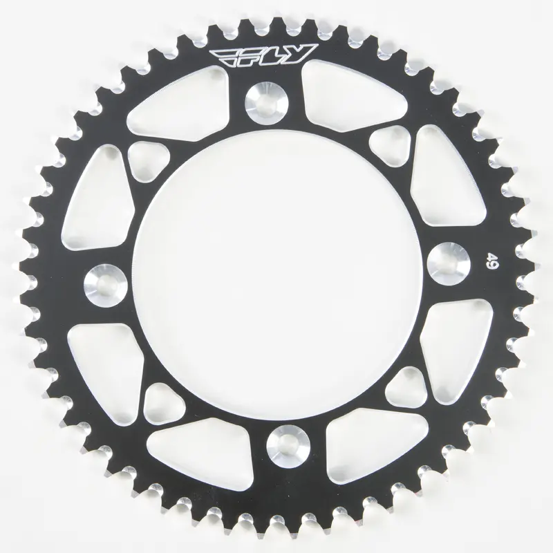 FLY RACING SPROCKET REAR 49T BLACK 314-49 BLK