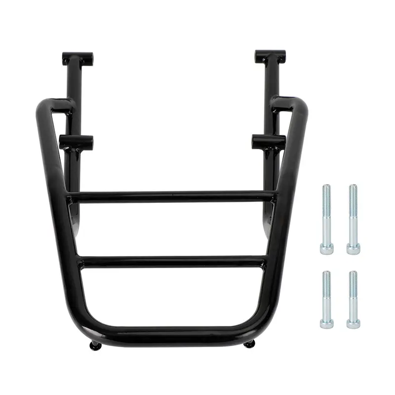Bright Black Rear Carrier Luggage Rack For Royal Enfield Meteor 350 2021-2022