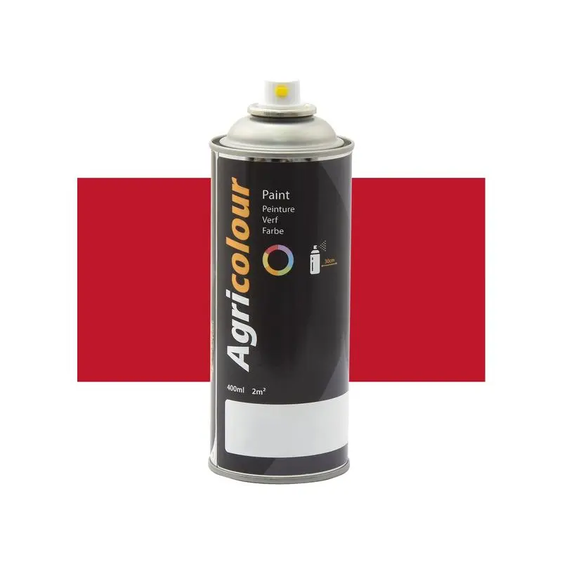 Paint - Agricolour - Red, Gloss 400ml Aerosol | Sparex Part Number: S.93455