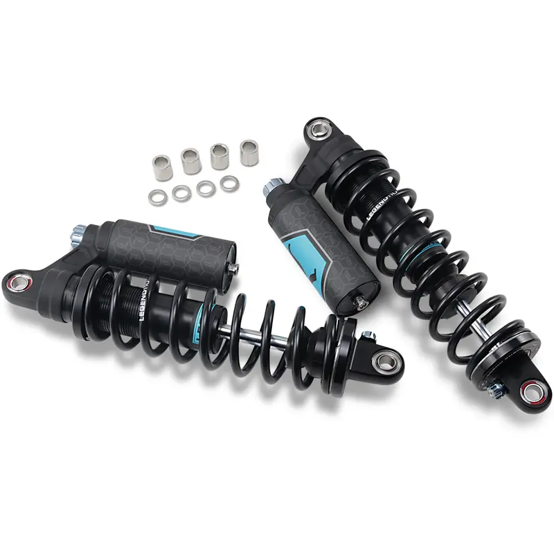 LEGEND SUSPENSION REVO ARC Piggyback Shocks - Black - 13" - '04+ Sportster 1310-1894