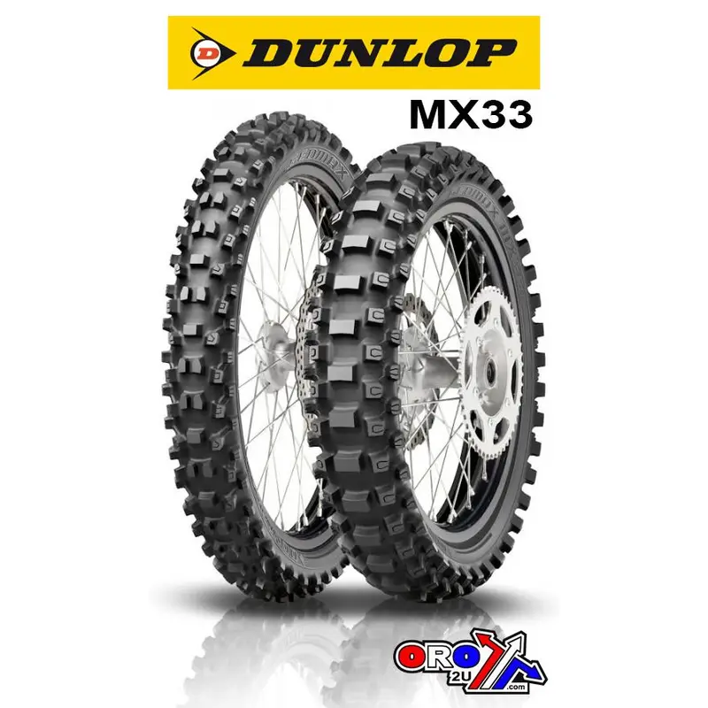 110/90-19 62M TT GEOMAX MX33 DUNLOP, 636097