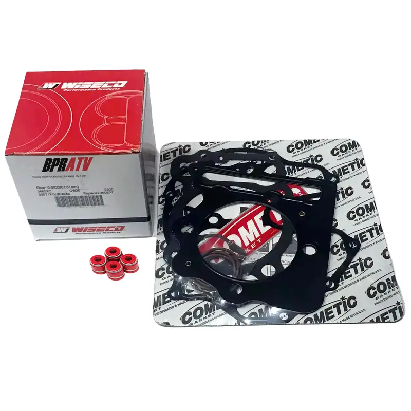 Honda 400EX 400X Wiseco 85mm Stock Bore 10:1 Piston Cometic Top End Gasket Kit