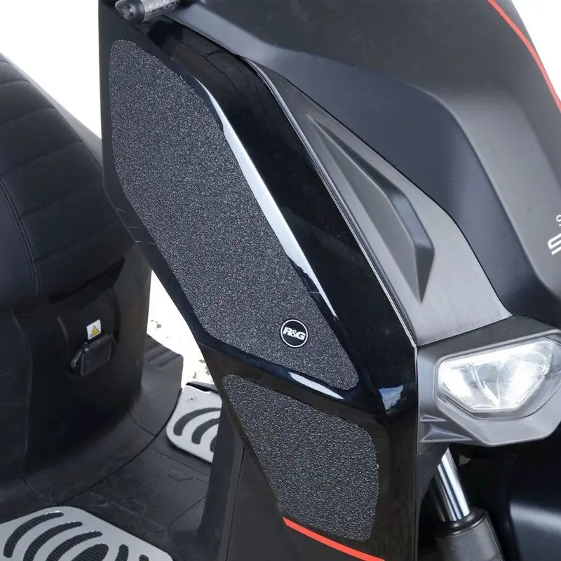 R&G Racing Black Tank Traction Grips For 2020-2024 Super Soco CPx EZRG1900BL