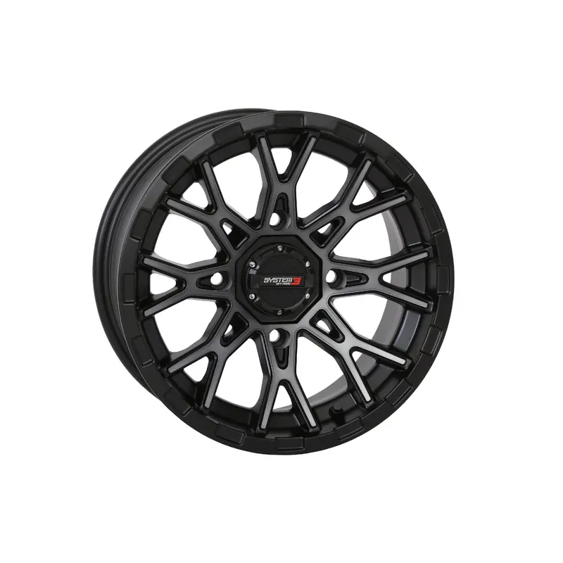 ST6 WHEEL 12X7 4+3 (+10MM) 4/110 MATTE DARK TINT