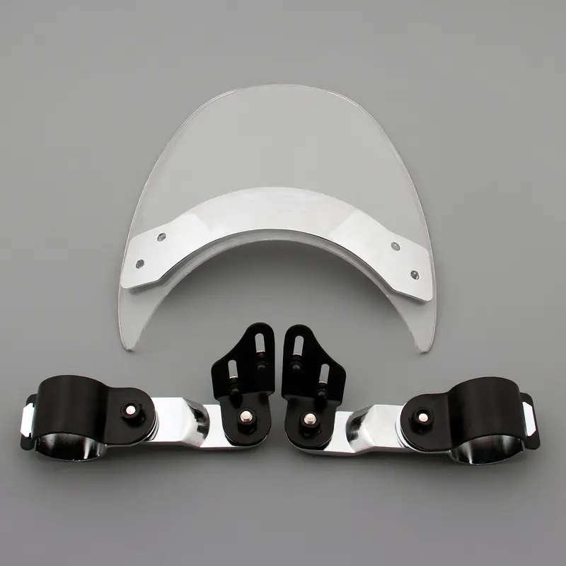 Windscreen Windshield For Kawasaki Suzuki Aprilia Indian Dyna Softail Sportster