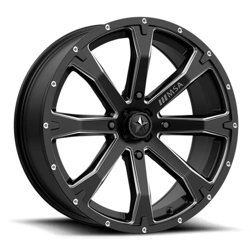 M42 20X7 4X137 S-BLK MILL 10MM