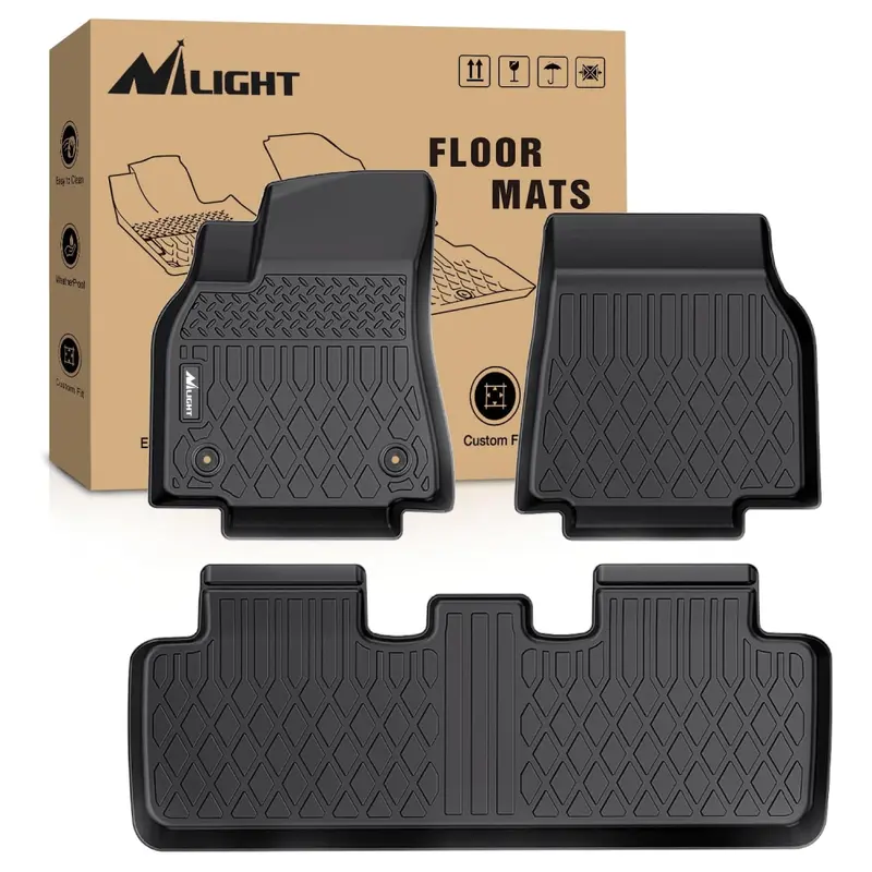 2021 2022 2023 2024 2025 Tesla Model Y 5-Seat TPE Floor Mats