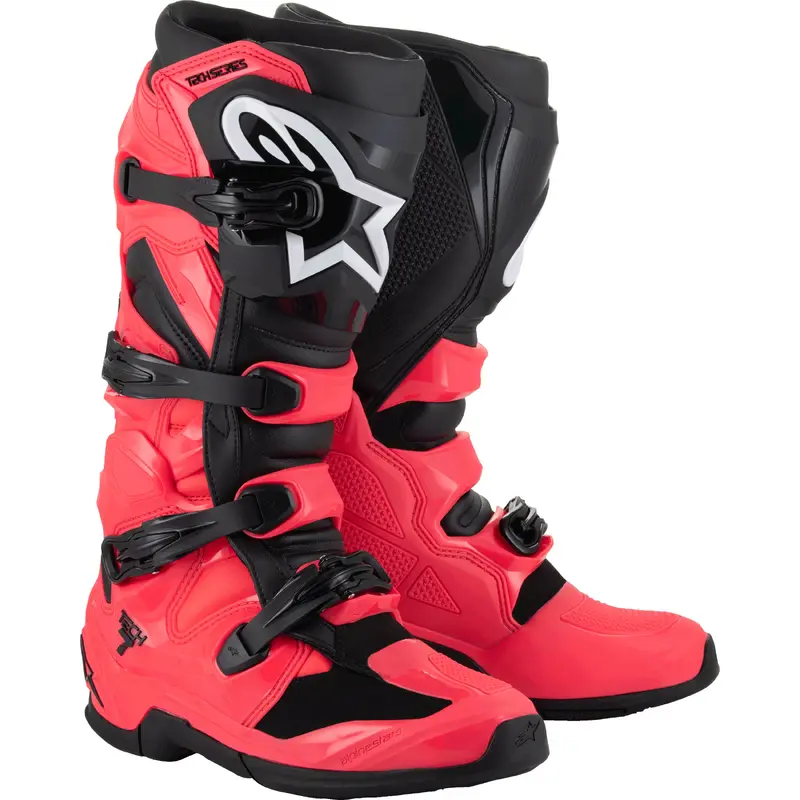 Alpinestars Tech 7 Boots - Diva Pink/Black (Part Number: 2012025-3811-7)
