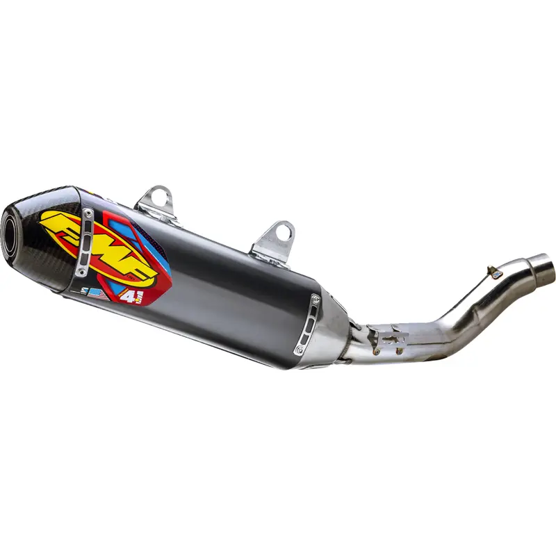 FMF Factory 4.1 RCT Slip-On Muffler - Stainless Steel - Carbon Fiber Cap 042403