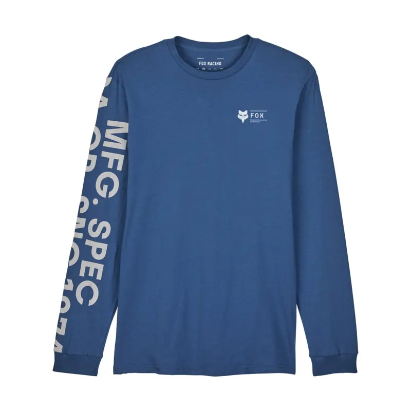 FOX BARGE PREMIUM LS TEE [INDIGO]