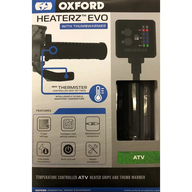 OXFORD HEATERZ GRIP EVO ATV W/SWITCH
