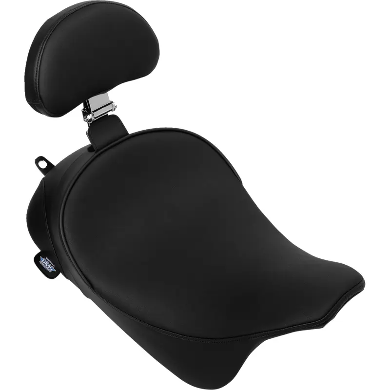 DRAG SPECIALTIES Solo Front Seat - Smooth - w/ Backrest Option - FL '08-'23 4699A