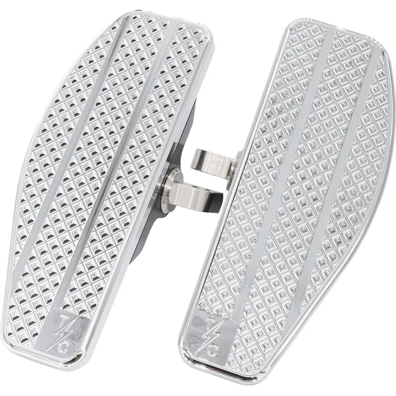 THRASHIN SUPPLY CO. Mini Floorboards - Chrome TSC-2025-3