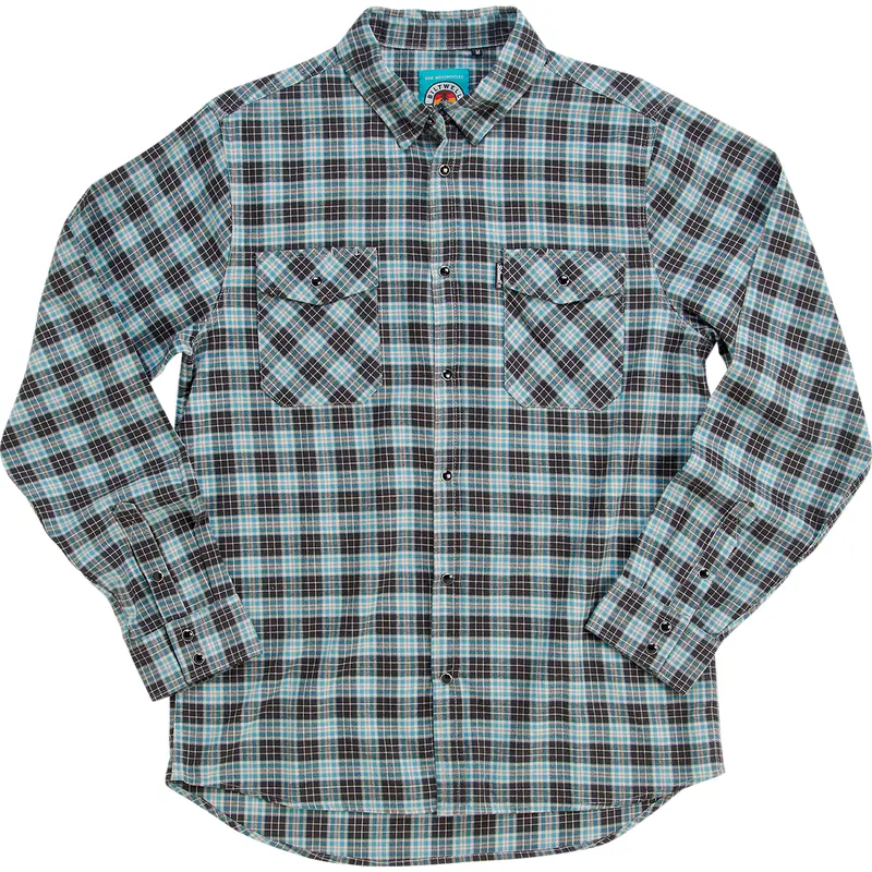 BILTWELL Pacific Flannel Shirt - Large 8145-069-004