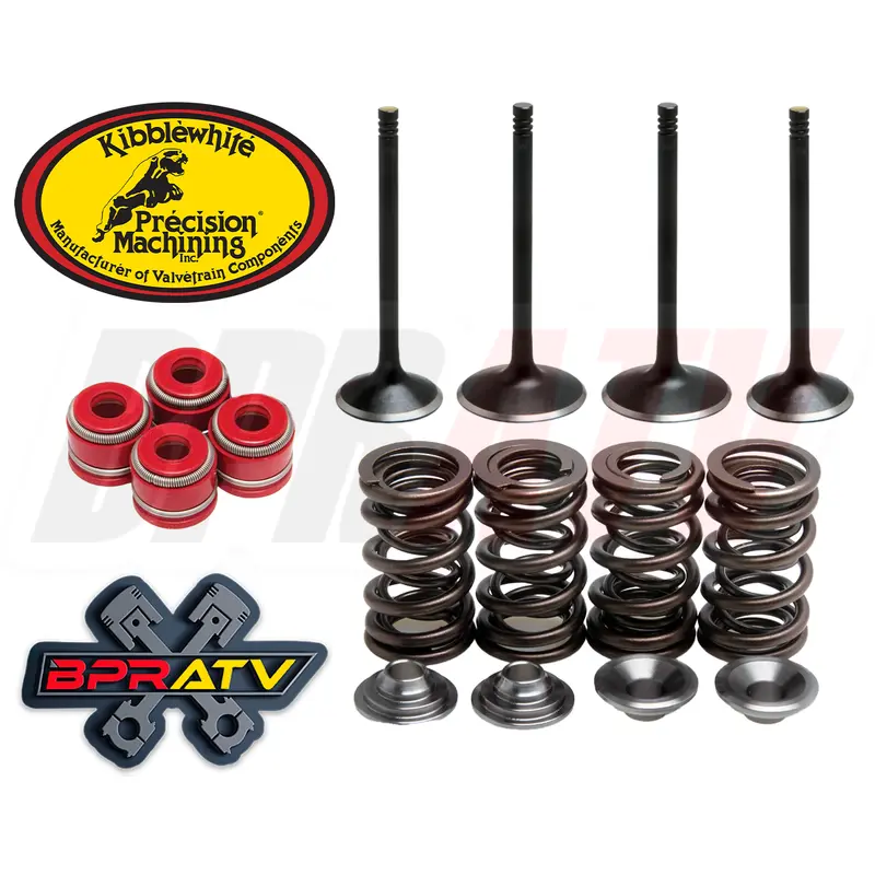Polaris Predator 500 Kibblewhite Intake & Exhaust Valves Seals Titanium Springs