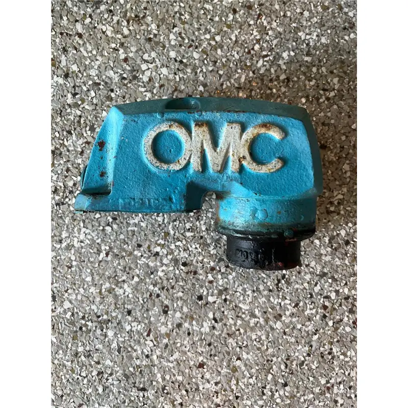 OMC 3.8 High Rise Exhaust Elbow Riser 910158 Left