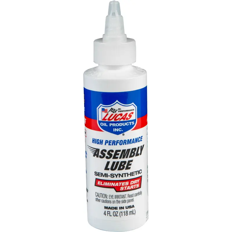 Lucas 10152 Semi Synthetic Assembly Lube 4 Oz - Engine Building Essential