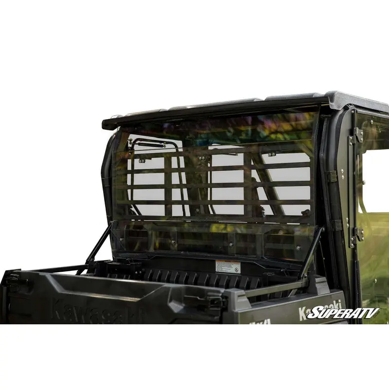 Super ATV KAWASAKI MULE PRO SCRATCH-RESISTANT REAR WINDSHIELD