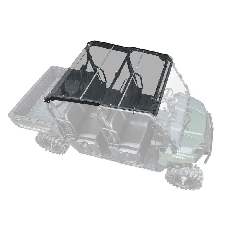 SuperATV Heavy Duty Tinted Roof for Polaris Ranger 570 Crew / 800 Crew