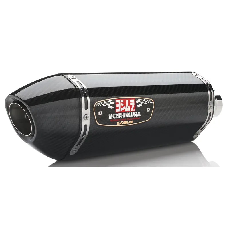 YOSHIMURA EXHAUST RACE R-77 SLIP-ON SS-CF-CF DUAL 1414020220