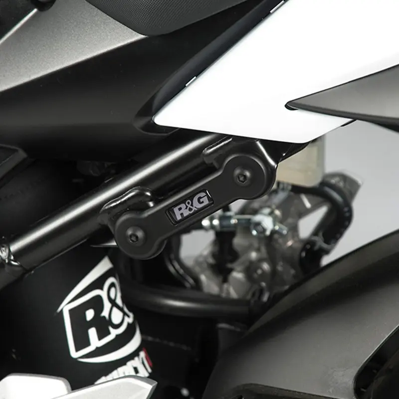 Rear Footrest Plate R&G left side Kawasaki Ninja 300 (BLP0026BK)