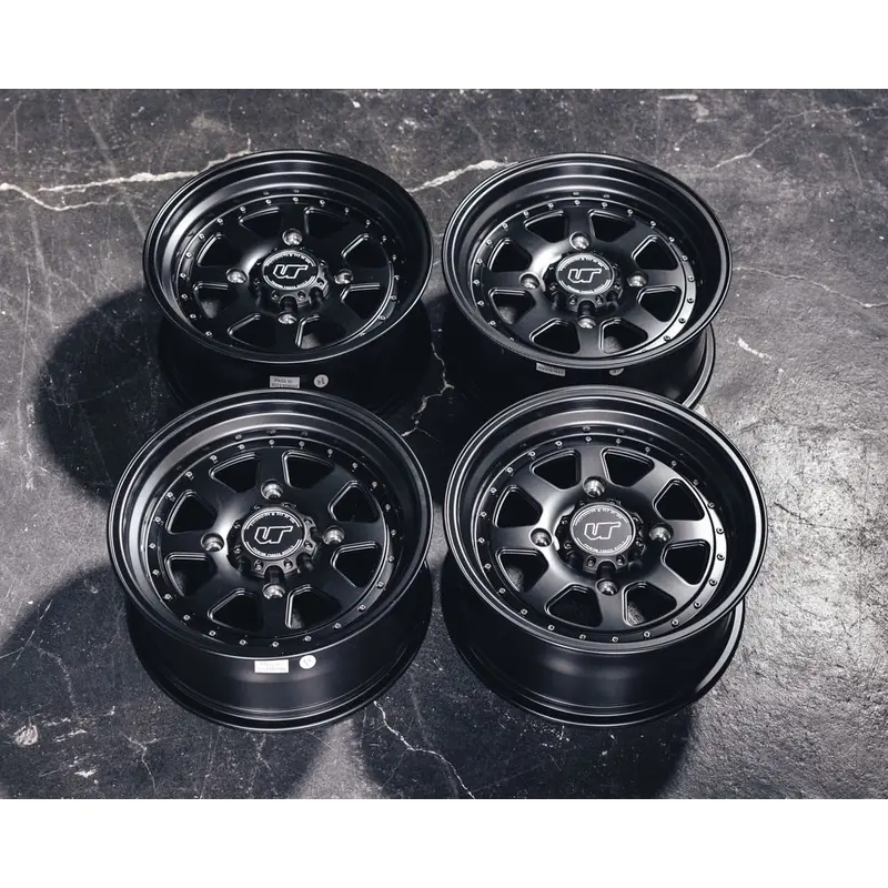 Vivid Racing Forged D15 Wheel Package Trail Can-Am Maverick X3 15x7 Matte Black