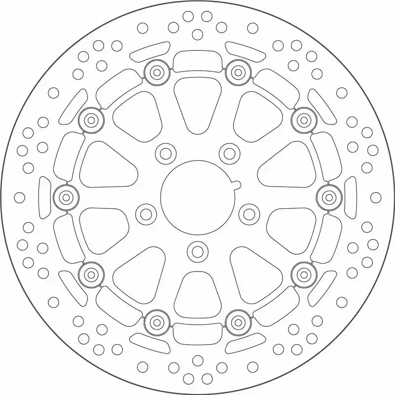 Harley Davidson Front Floating Brake Disc (#6143)