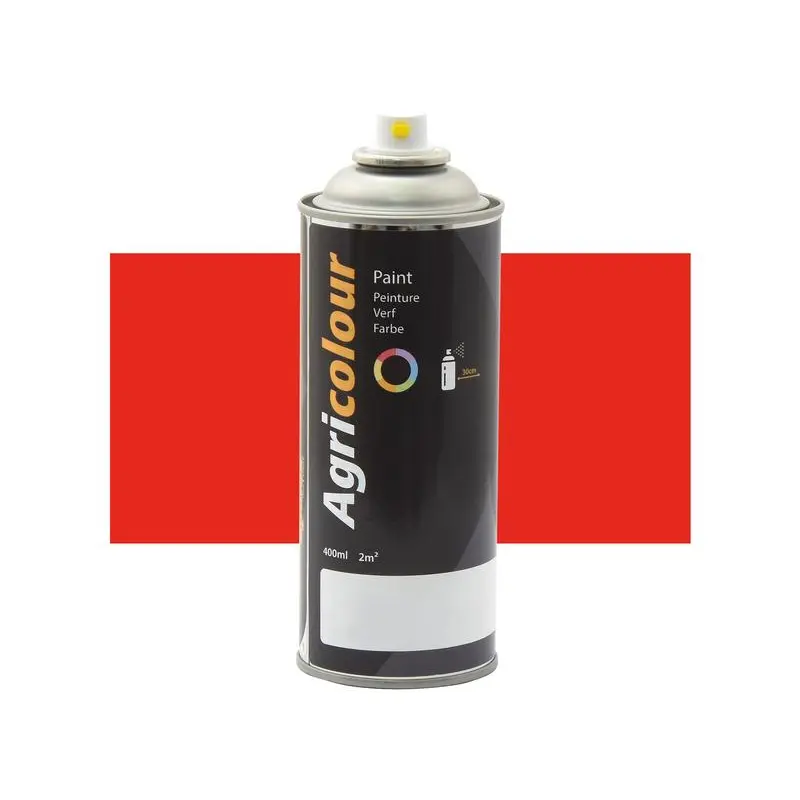 Agricolour - Orange Gloss Paint 400ml Aerosol - Sparex Part No. S.93562