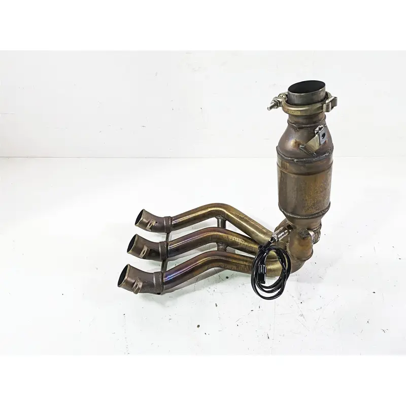 2023 Triumph Street Triple 765 RS Oem Exhaust Header Manifold T2202740