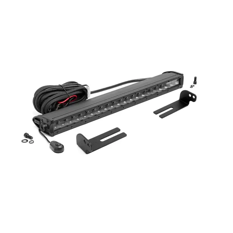 Rough Country Honda Pioneer 1000 Black Single Row 20" Under Bed Mount LED Light
