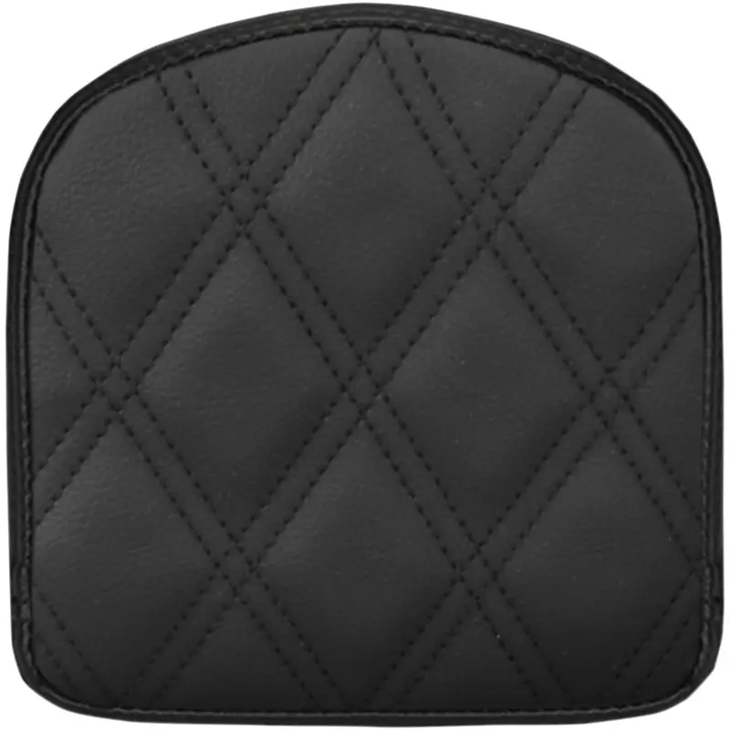 SADDLEMEN Sissy Bar Pad - Lattice Stitched - Black 040843