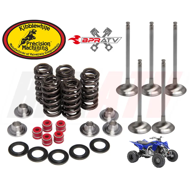 YFZ450 YFZ 450 Kibblewhite Intake & Exhaust Valves TITANIUM Springs Kit Seals KP