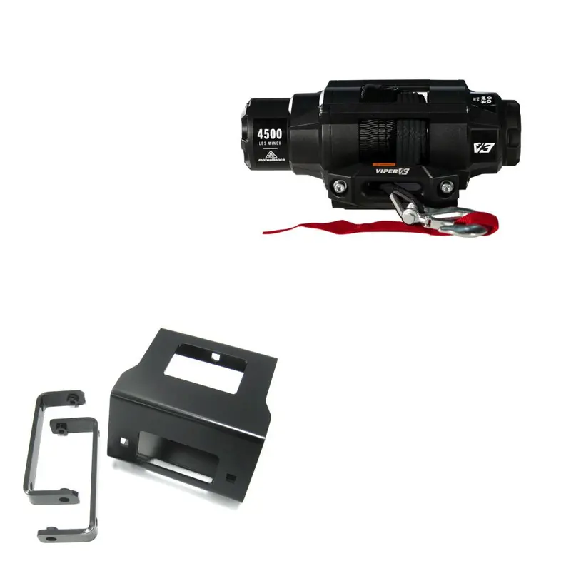 Viper 4500lbs V3 Winch Black Rope With Mount For Polaris Sportsman XP 1000 2015-2020