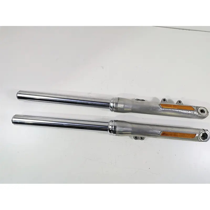 2009 Harley FXDC Dyna Super Glide Straight Front Fork Set 45947-06A 45948-06B