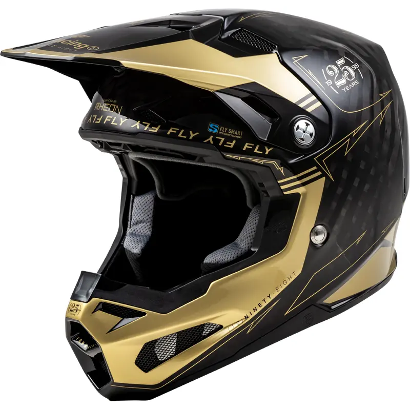 Youth Formula S Carbon Legacy Helmet Black/Gold Yl