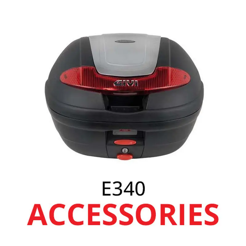 E340 Monolock Top Box (34 litre) optional accessories