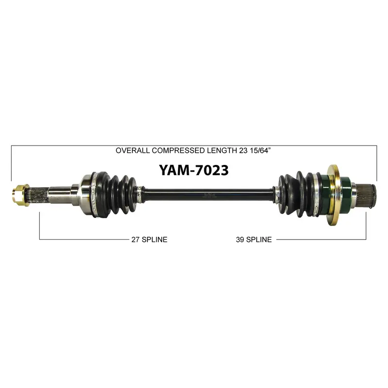 Yamaha Rhino 450 660 700 rear left CV axle shaft TrakMotive YAM-7023