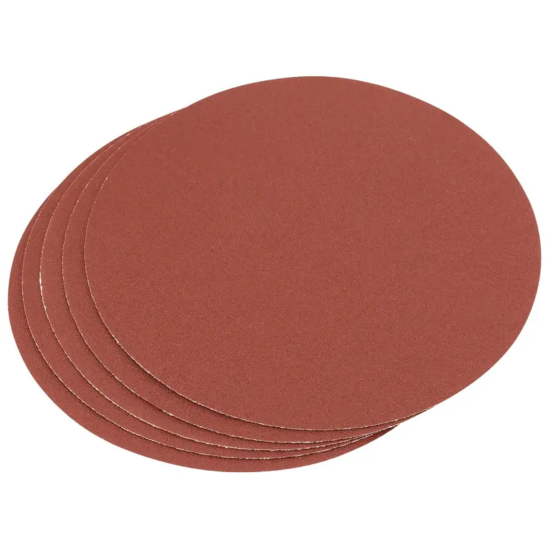 Draper Aluminium Oxide Sanding Discs, 150mm, 80 Grit (Pack Of 5) - SD6C